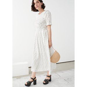 & Other Stories - Lyocell Blend Ruffle Maxi Dress